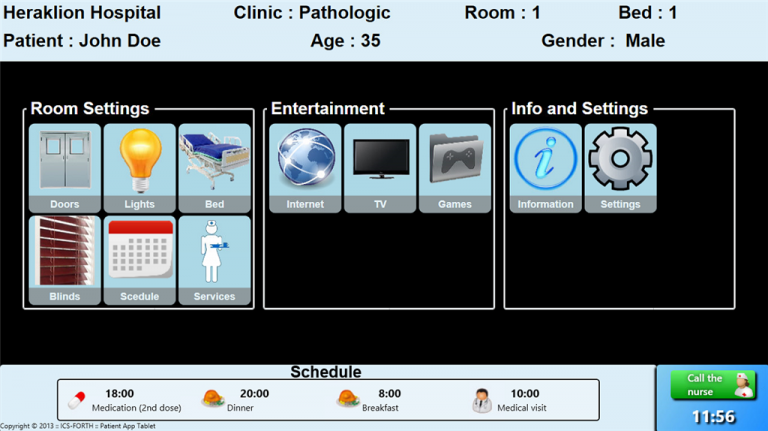 Ambient Intelligence for e-Health