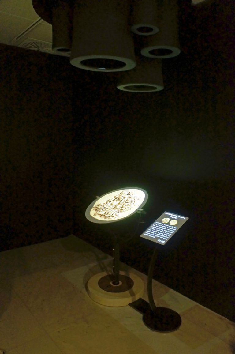 Installation in Archaeological Museum of Thessaloniki