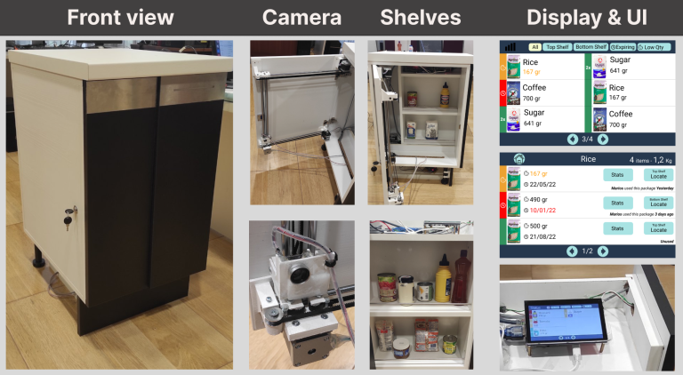 An overview of the features of the Smart cupboard