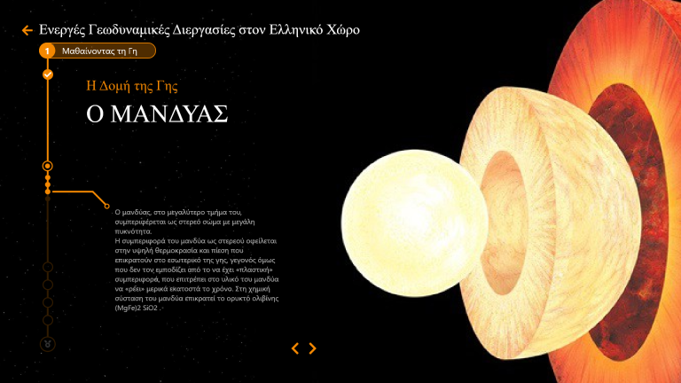 Screenshot of the Educational Application